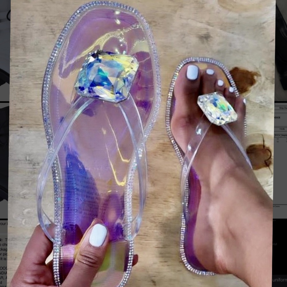 Rhinestone sandal